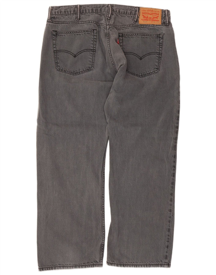 Levi's Herren 514 Straight Jeans W38 L30 Graue Baumwolle