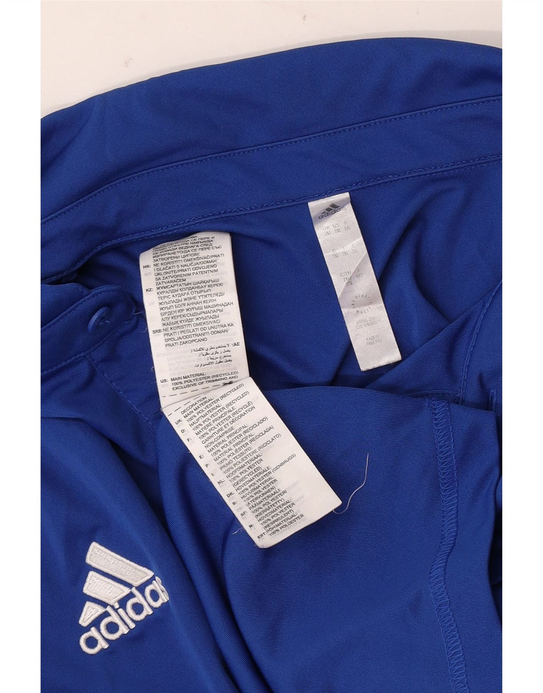 Adidas Herren Poloshirt 2XL Blau Polyester