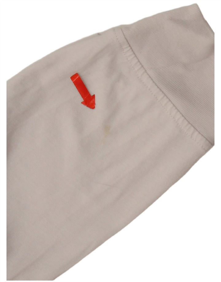 Converse Herren Grafik-Oberteil, langärmelig, mittelweiße Baumwolle