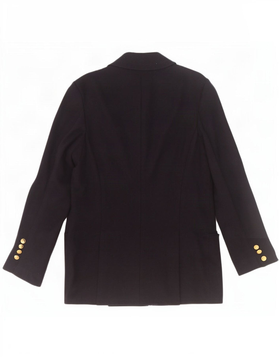 Herno Damen-Blazerjacke mit 2 Knöpfen, IT 44, mittelmarineblaue Wolle