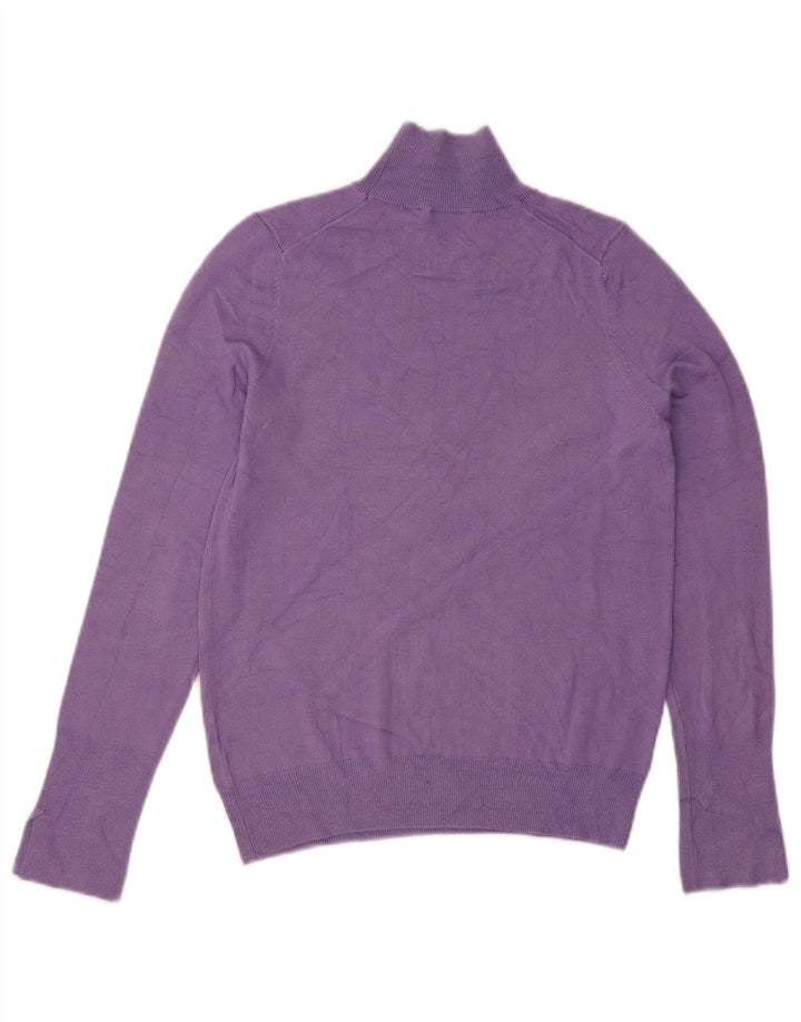Zara Damen-Pullover mit Rollkragen, Gr. 10, Violett