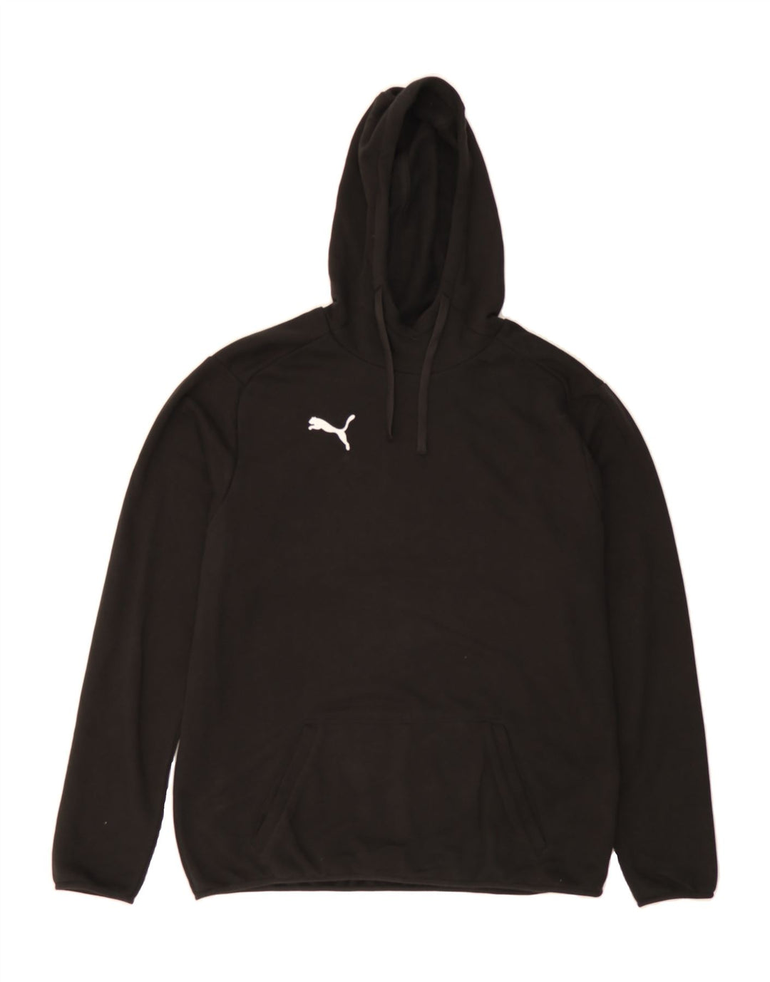PUMA Mens Hoodie Jumper Large Black Cotton Vintage Puma and Second-Hand Puma from Messina Hembry 