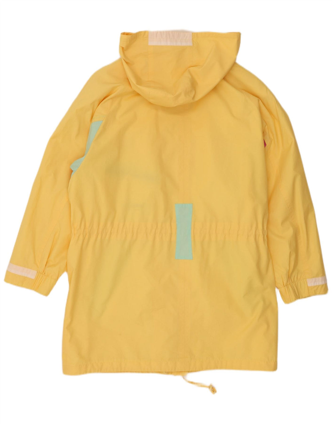 Valmeline Damen Übergroße Parkajacke mit Kapuze EU 44 XL Gelber Farbblock
