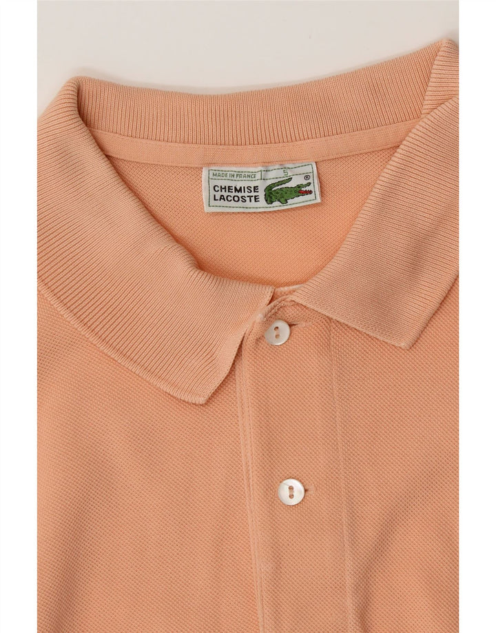 LACOSTE Herren-Poloshirt, Größe 5, große orangefarbene Baumwolle
