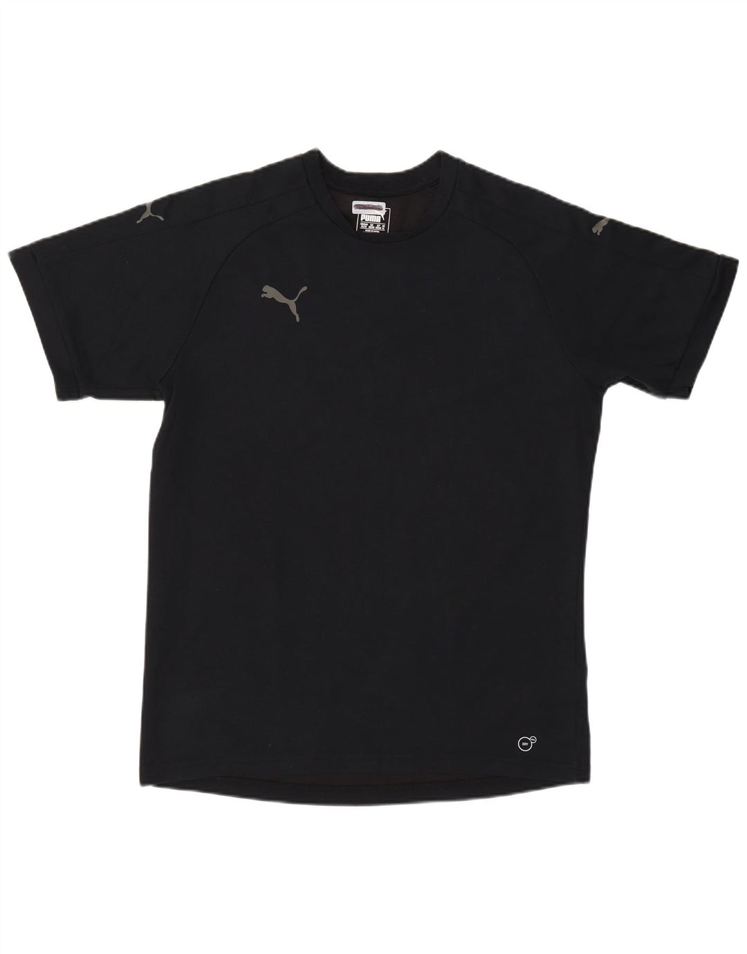 Puma Herren T-Shirt Top XL Schwarz Baumwolle