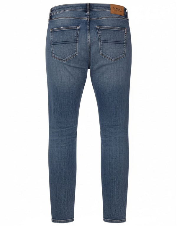 Tommy Hilfiger Damen Sylvia High Rise Super Skinny Jeans W27 L30 Blau