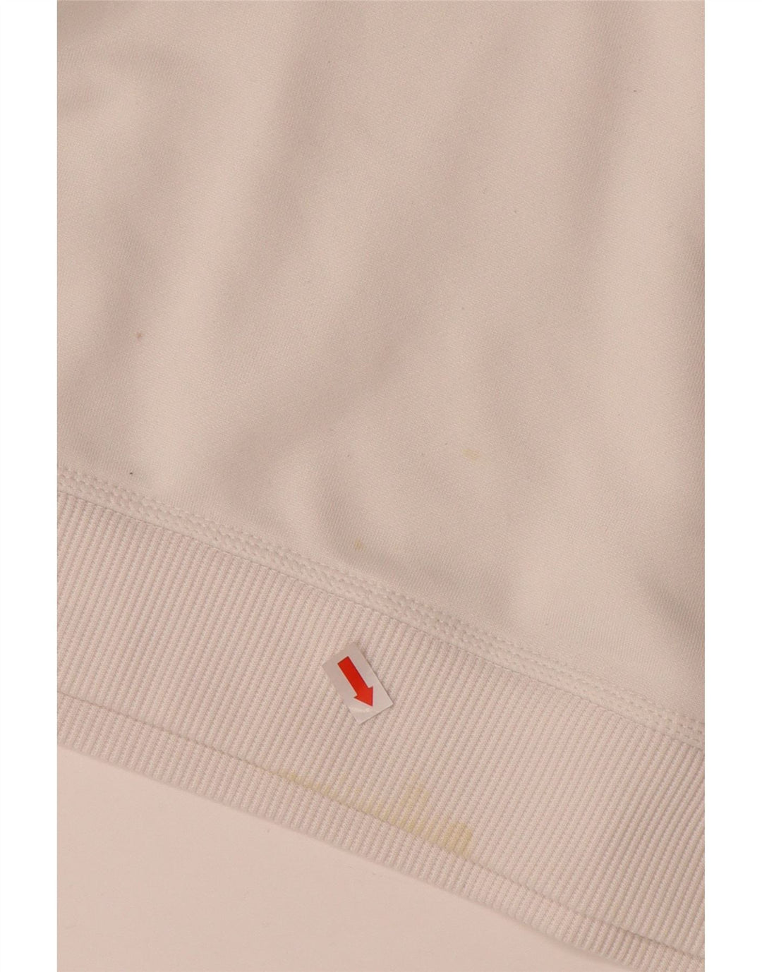 ADIDAS Herren Climalite Sweatshirt Pullover Large Weiß Colourblock Polyester