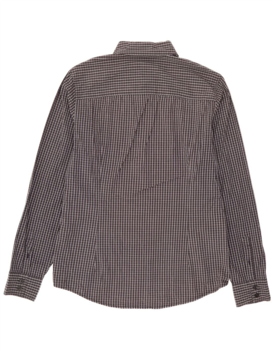 CALVIN KLEIN JEANS Herrenhemd Mittelgrau Gingham