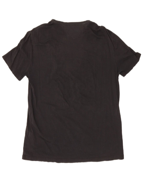 Tommy Hilfiger Herren T-Shirt Top XL Schwarz Baumwolle