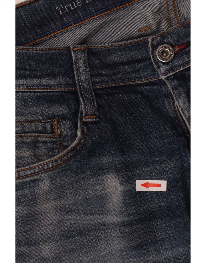 Mustang Herren Straight Jeans W32 L30 Blaue Baumwolle
