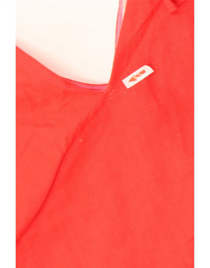 Boden Ärmelloses Damen-Blusenoberteil, UK-Größe 46, Größe L, rotes Leinen