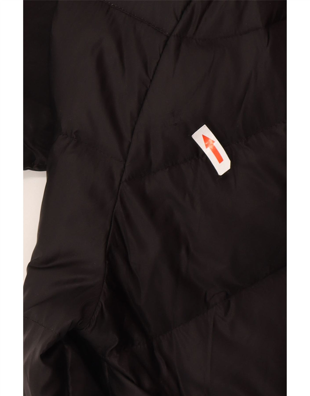 Guess Wattierter Damenmantel UK 12 Medium Schwarz Polyamid