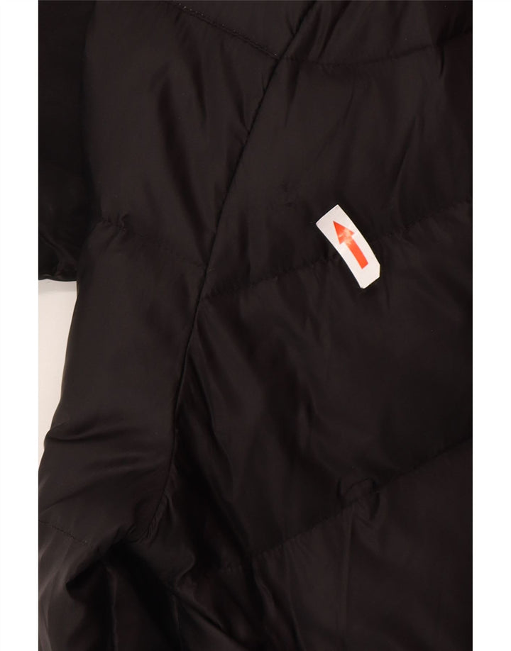 Guess Wattierter Damenmantel UK 12 Medium Schwarz Polyamid