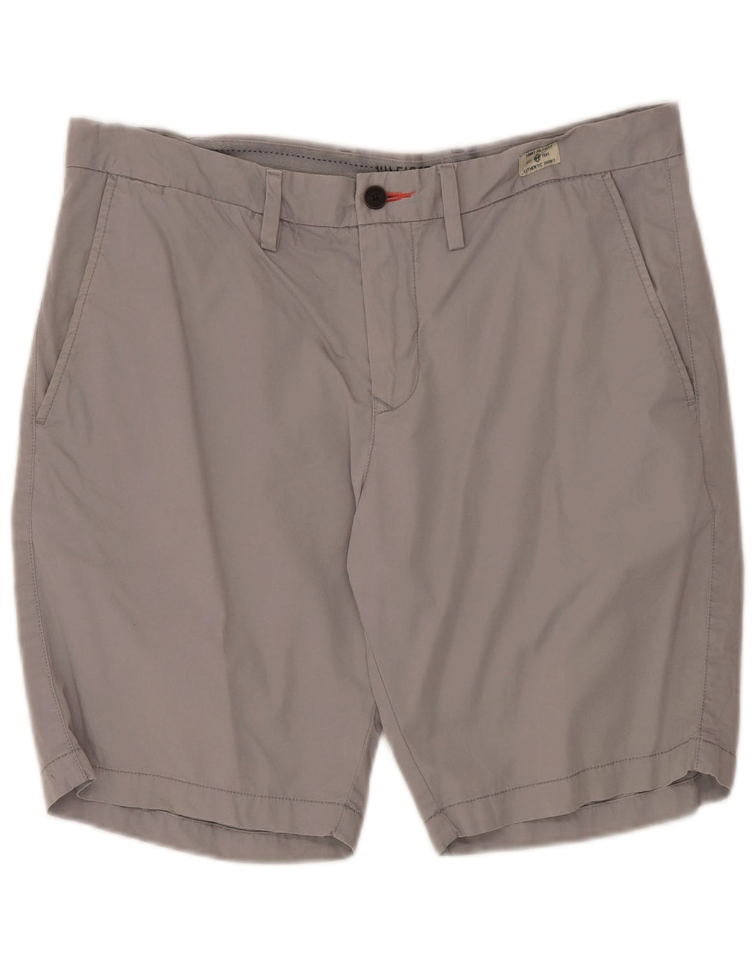 TOMMY HILFIGER Herren Chino Shorts W36 Große graue Baumwolle