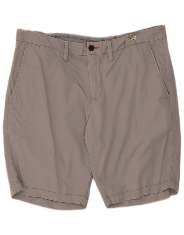 TOMMY HILFIGER Herren Chino Shorts W36 Große graue Baumwolle