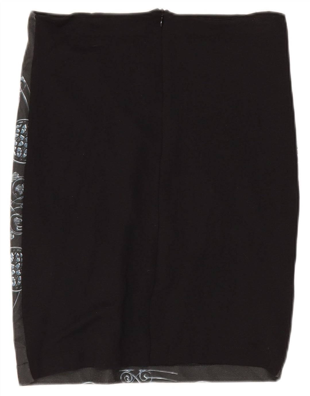 Desigual Damen Bleistiftrock Medium W30 Marineblau Paisley