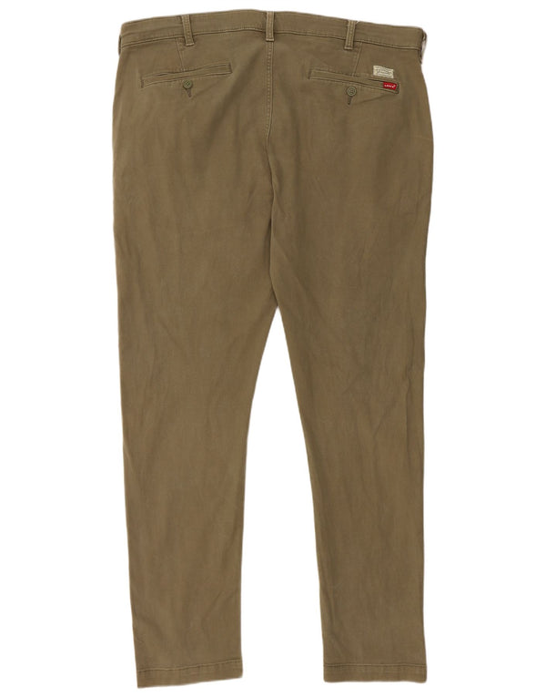 Levi's Herren Slim Tapered Chinohose W40 L32 Khaki Baumwolle