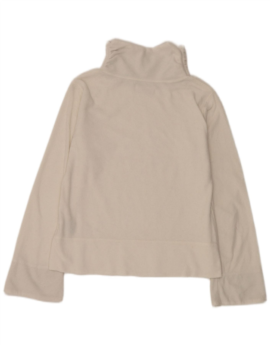 Roxy Damen Top Langarm UK 19 Medium Off White Polyester