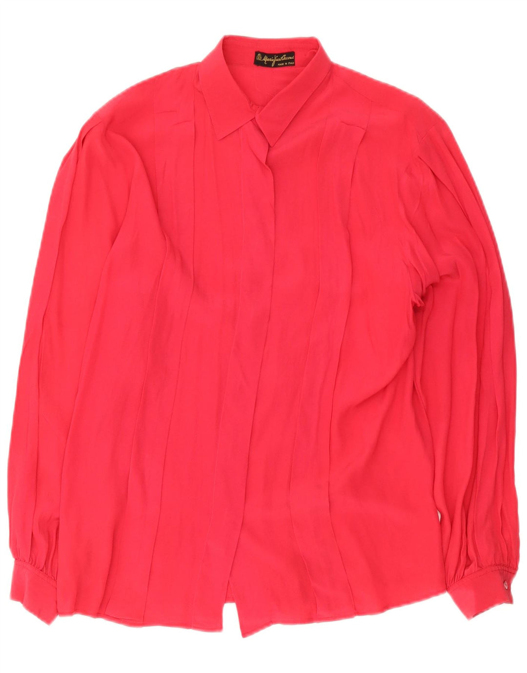Mario Pucci Cecconi Damen Hemdbluse IT 42 Mittelrosa Acetat