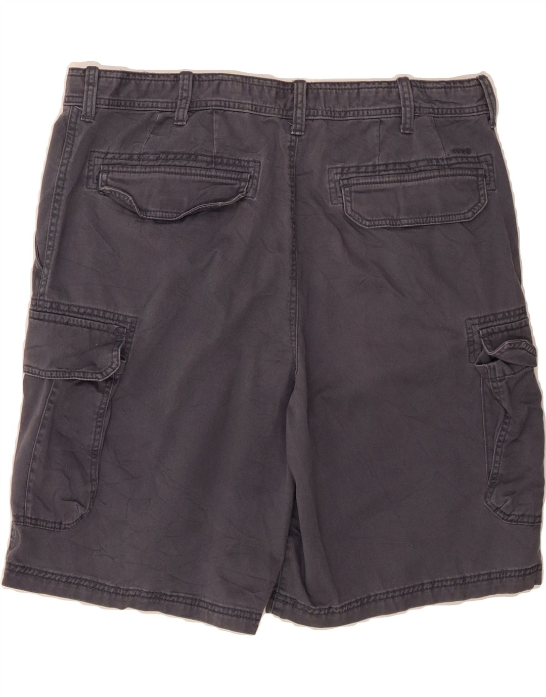 IZOD Mens Cargo Shorts W38 XL Navy Blue Cotton Vintage Izod and Second-Hand Izod from Messina Hembry 