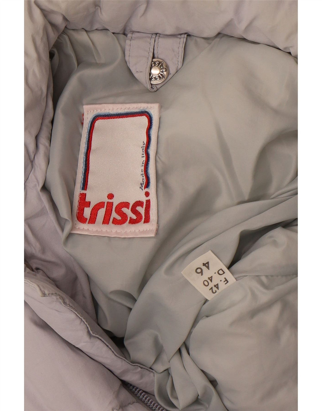 Trissi Damen Wattierte Jacke IT 46 Large Blau