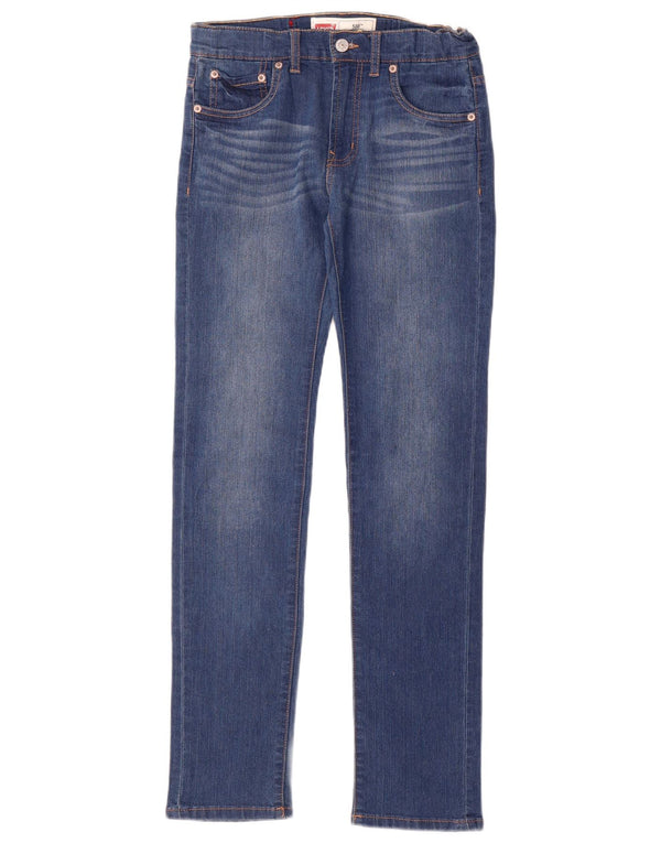 Levi's Mädchen 510 Skinny Jeans 13–14 Jahre W28 L30 Blaue Baumwolle