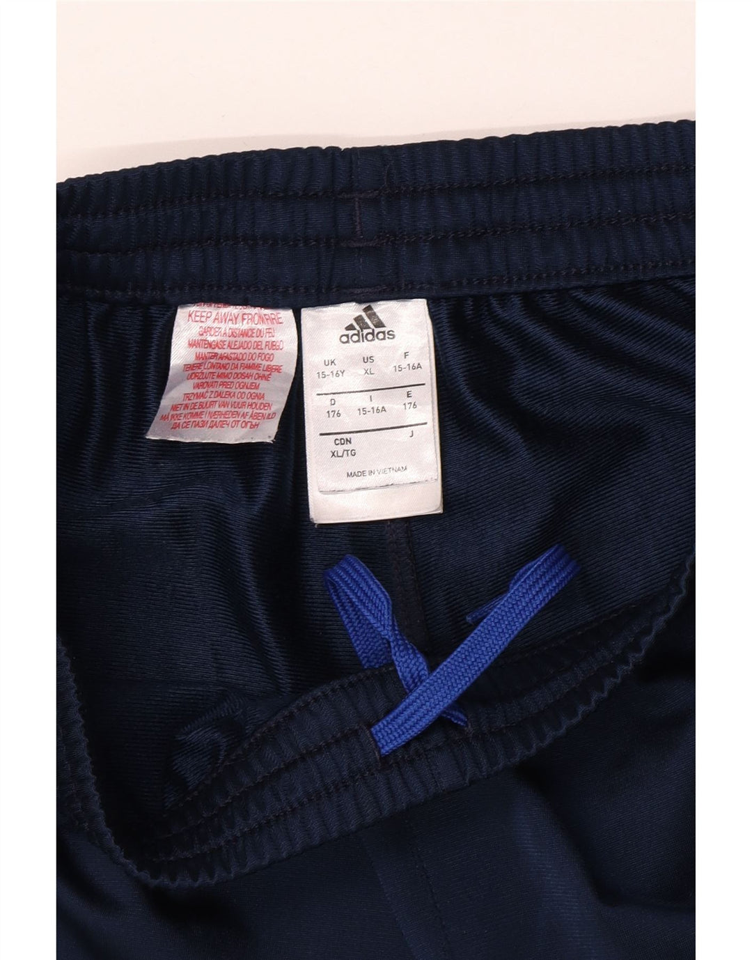Adidas Sportshorts für Jungen, 15–16 Jahre, Marineblau, Polyester