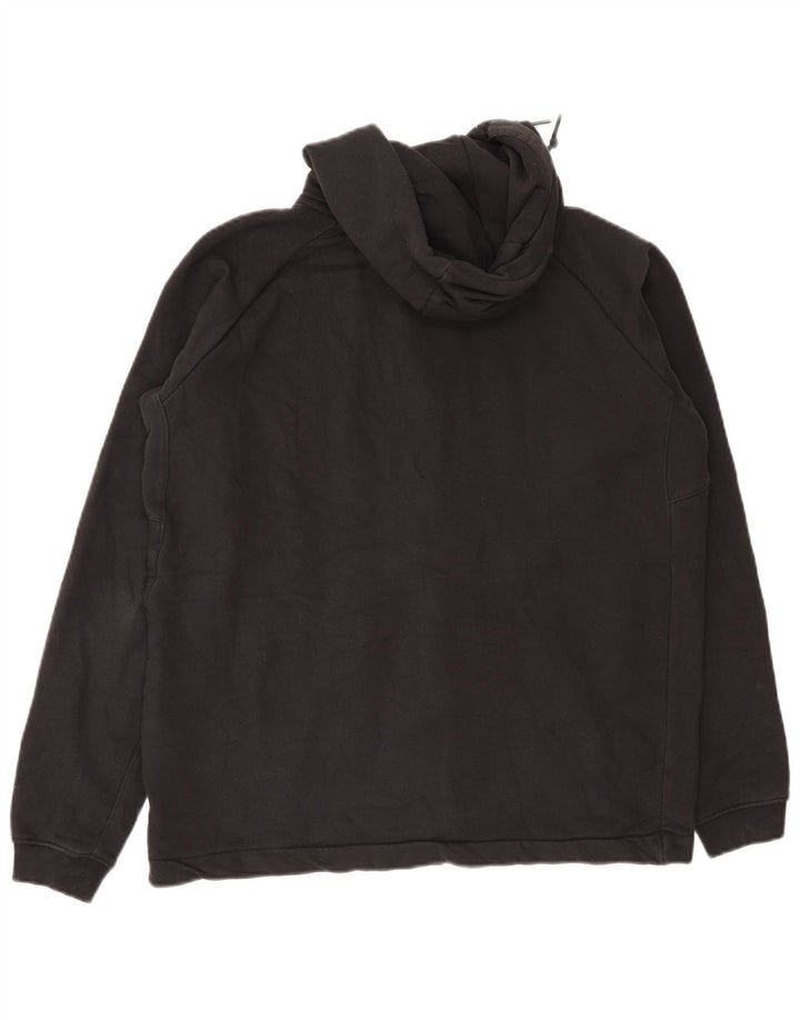 Nike Herren-Kapuzenpullover mit Reißverschluss, mittelschwarz, Baumwolle