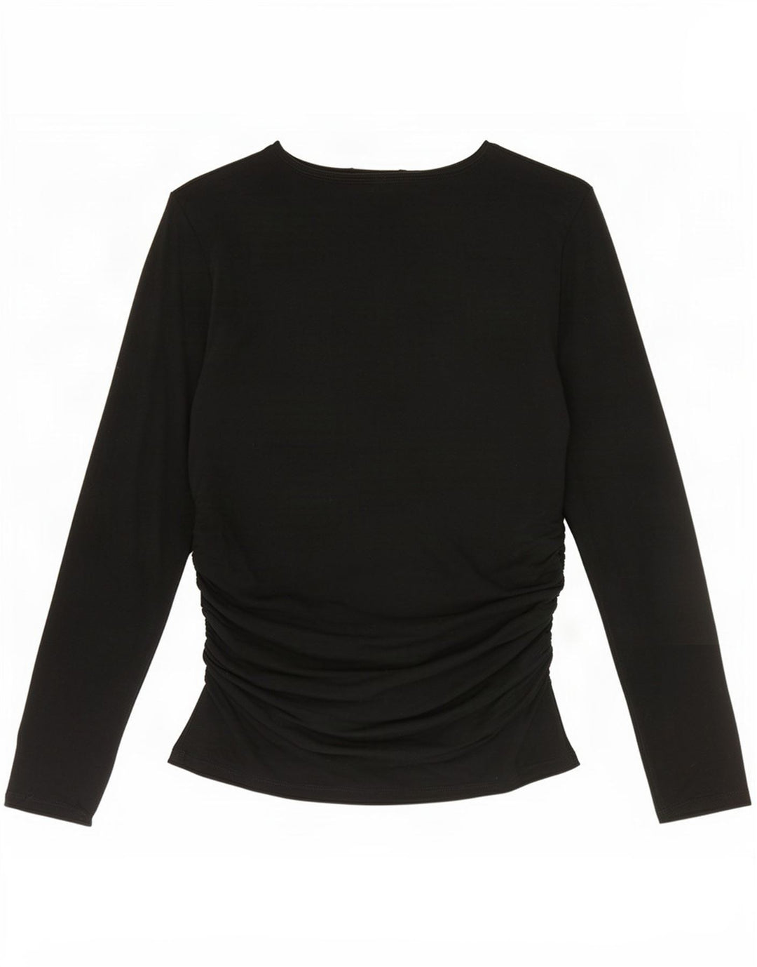 Marks & Spencer Damen Top Langarm UK 14 Large Schwarz Acryl