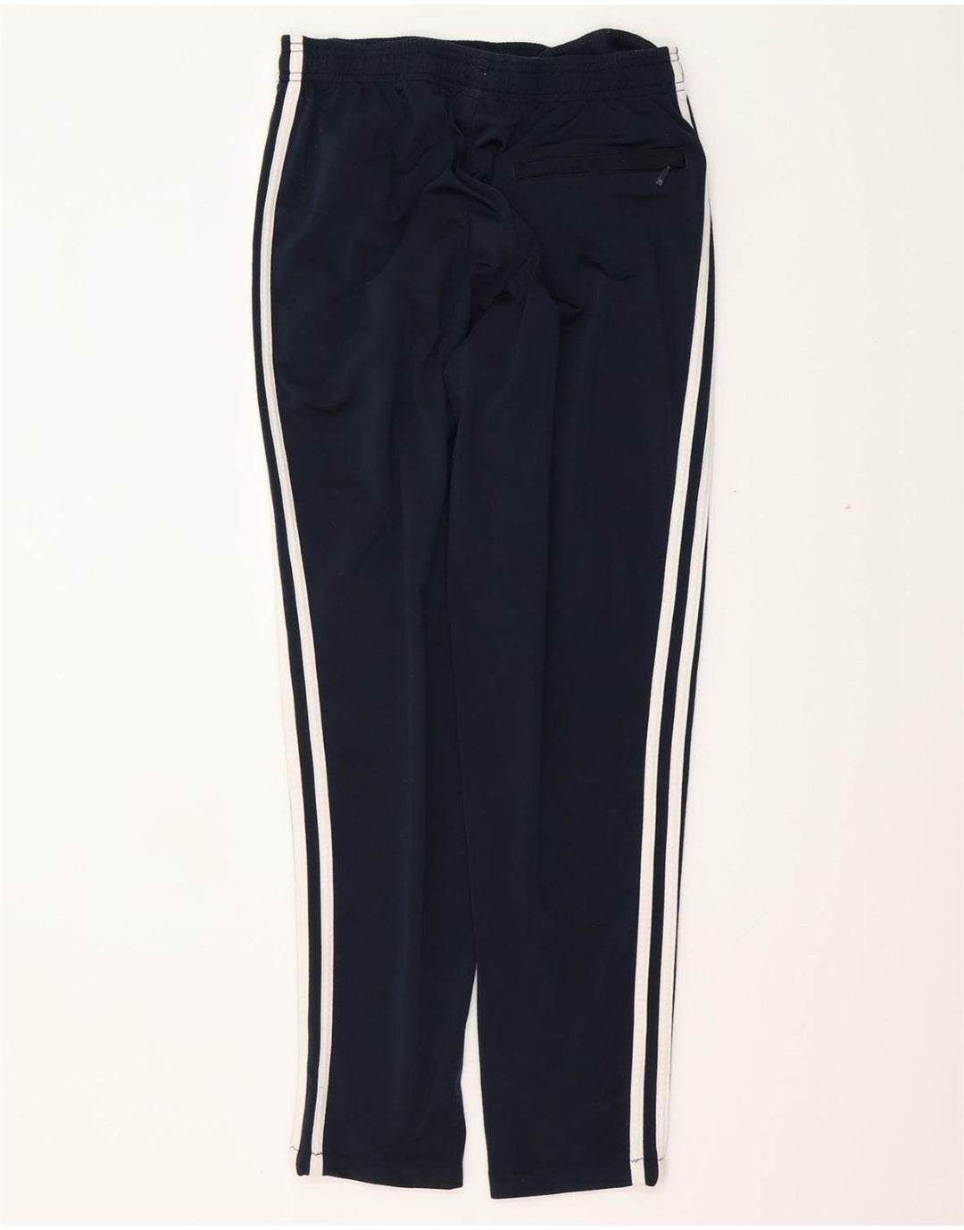 ADIDAS Mens Tracksuit Trousers Small  Navy Blue Polyester