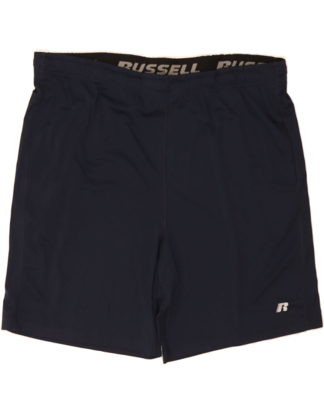 RUSSELL ATHLETIC Mens Sport Shorts Large Navy Blue Polyester Vintage Russell Athletic and Second-Hand Russell Athletic from Messina Hembry 