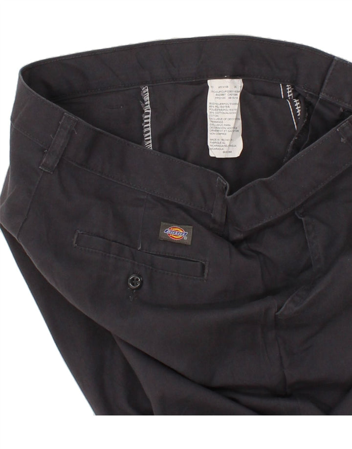 DICKIES Womens Straight Chino Trousers US 6 Medium W30 L30 Black Polyester Vintage Dickies and Second-Hand Dickies from Messina Hembry 