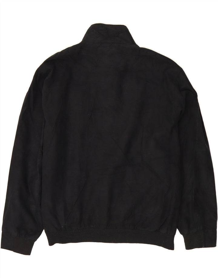 IZOD Mens Pullover Zip Neck Tracksuit Top Jacket 2XL Black Polyester Vintage Izod and Second-Hand Izod from Messina Hembry 