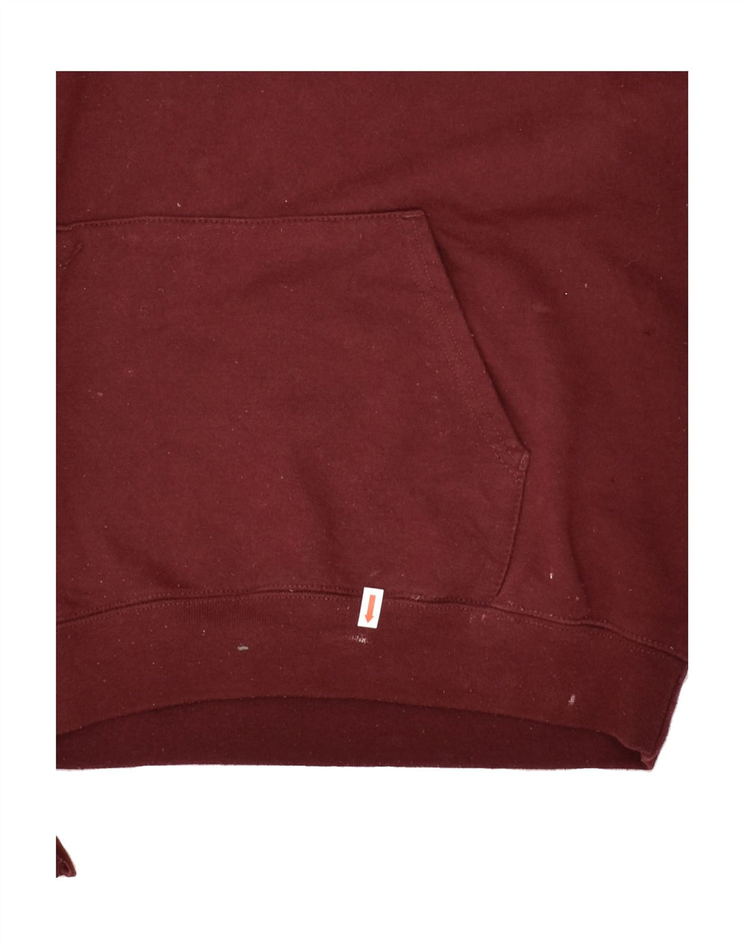 CHAMPION Mens Graphic Hoodie Jumper Medium Burgundy Cotton | Vintage Champion | Thrift | Second-Hand Champion | Used Clothing | Messina Hembry 
