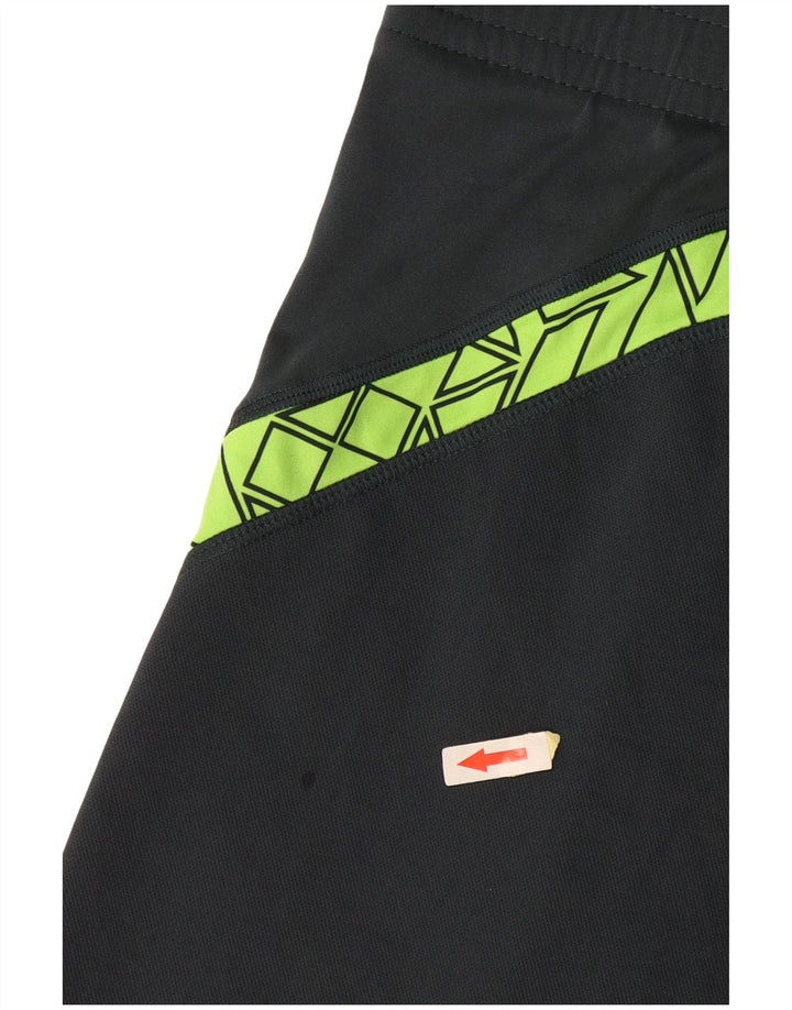 PUMA Damen Sportshorts US 14/16 Großes graues geometrisches Polyester