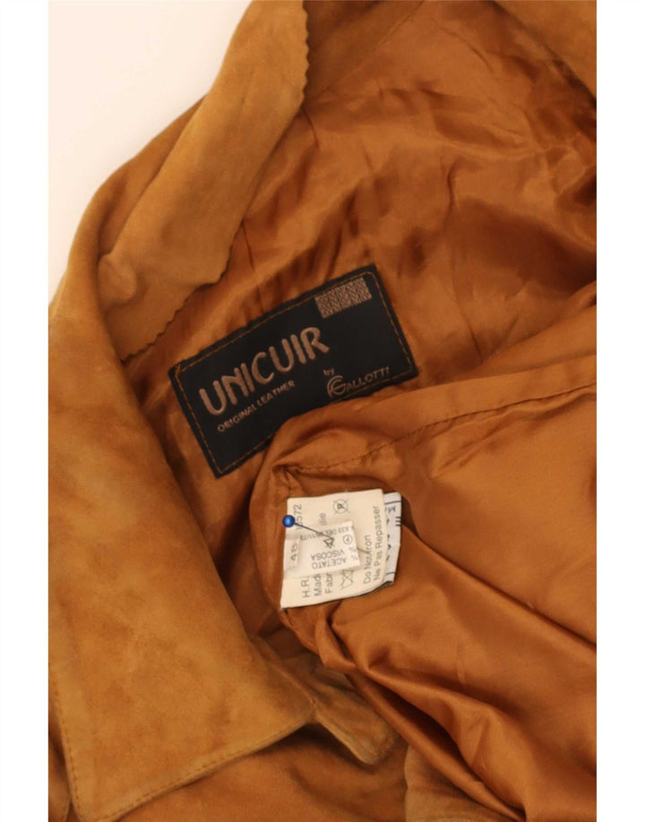 Gallotti Damen Wildlederjacke IT 48 XL Beige Leder