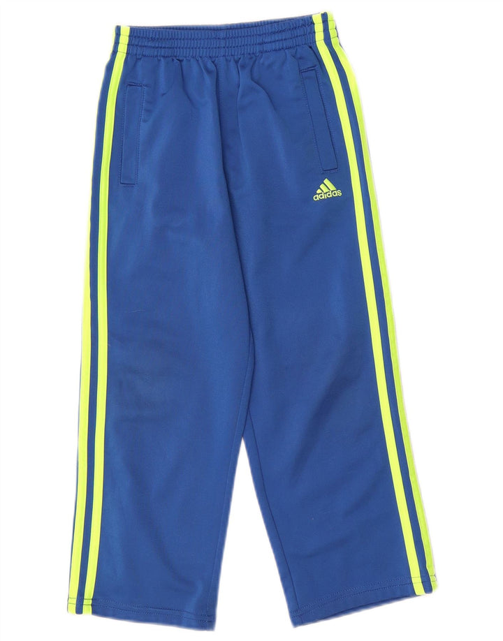 Adidas Trainingshose für Jungen, 4–5 Jahre, blaues Polyester