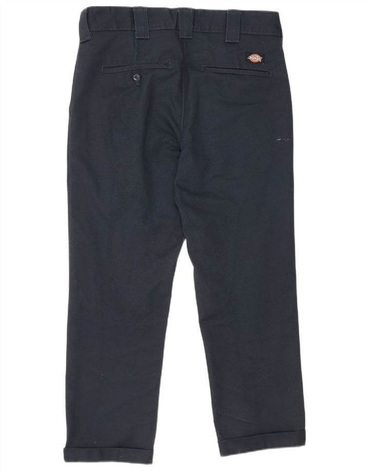 DICKIES Herren Slim Fit Chinohose W30 L26 Marineblau Polyester