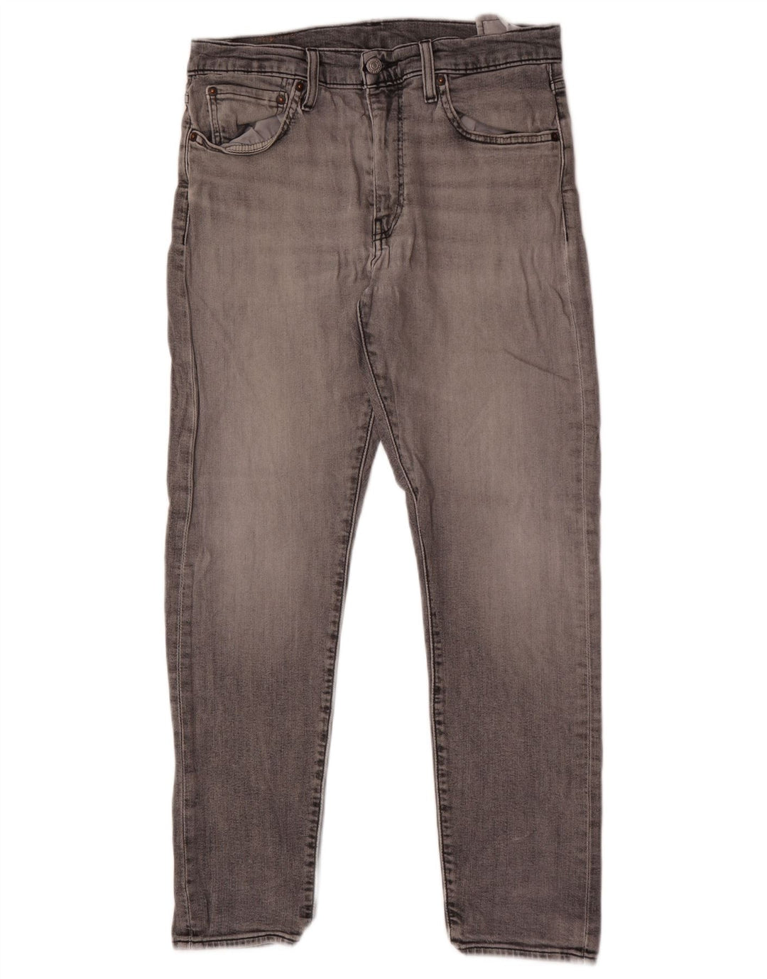 Levi's Herren 512 Slim Tapered Jeans W32 L30 Graue Baumwolle