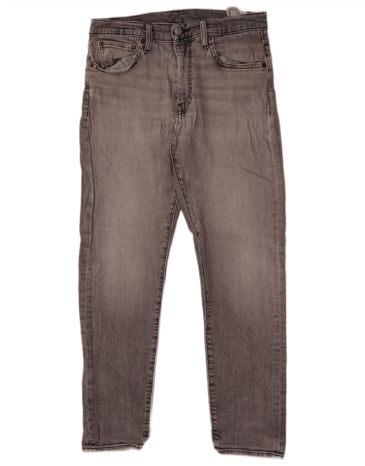 Levi's Herren 512 Slim Tapered Jeans W32 L30 Graue Baumwolle
