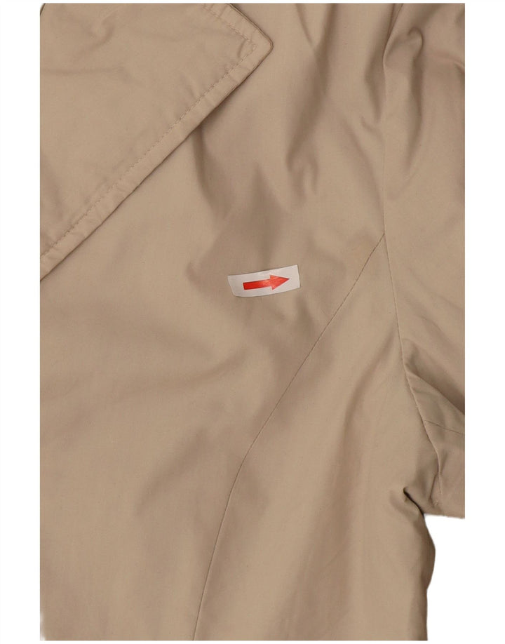 Zara Damen Blazer Jacke UK 18 XL Beige Polyester