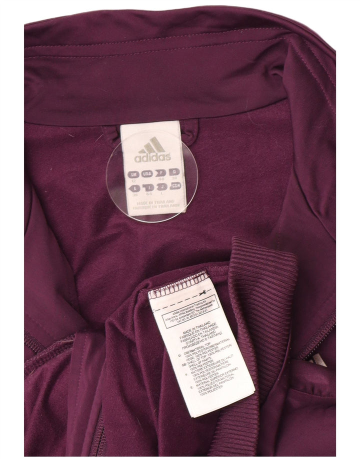 Adidas Damen-Trainingsanzug, UK 12, Mittelviolett, Polyester