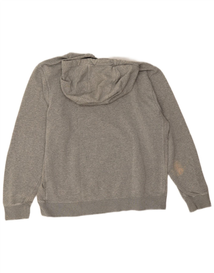 Nike Herren Kapuzenpullover, groß, graue Baumwolle
