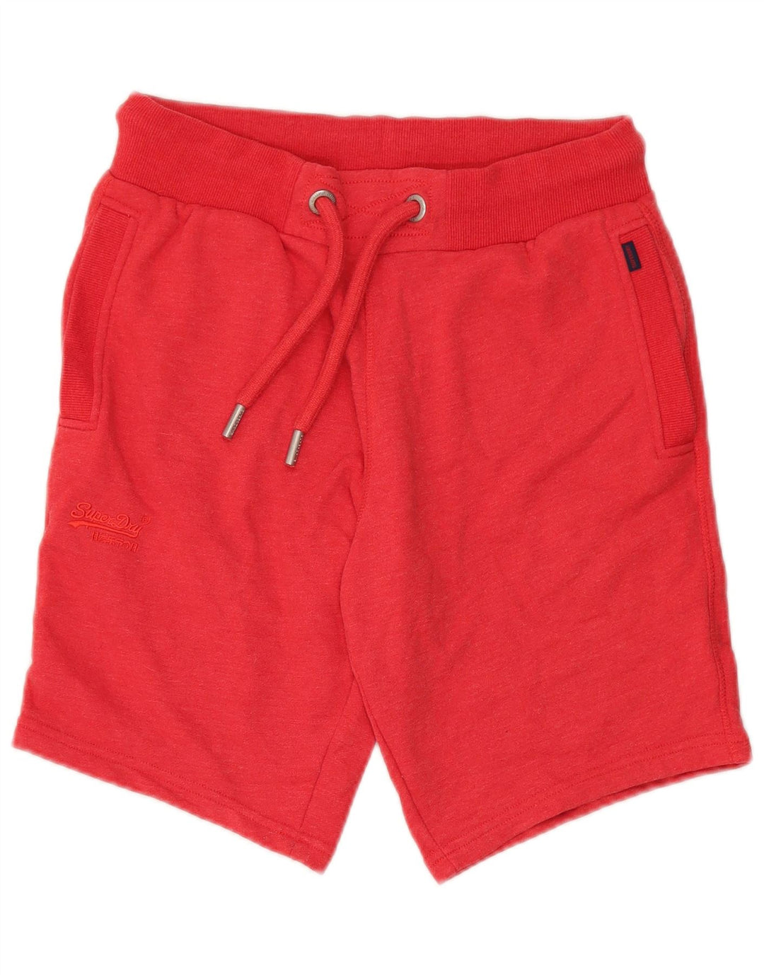 Superdry Herren Sportshorts mittelrote Baumwolle