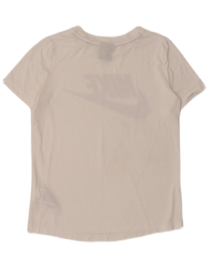 Nike Herren-T-Shirt mit Grafik, Größe S, Weiß, Polyester
