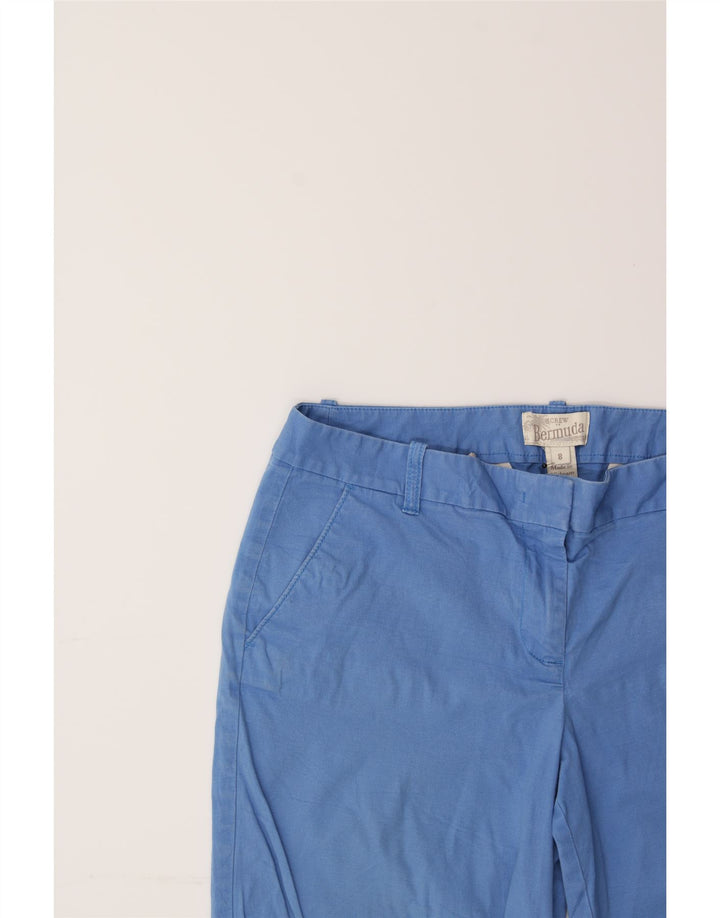 J. CREW Womens Bermuda Chino Shorts US 8 Medium W30 L10 Blue Cotton Vintage J. Crew and Second-Hand J. Crew from Messina Hembry 