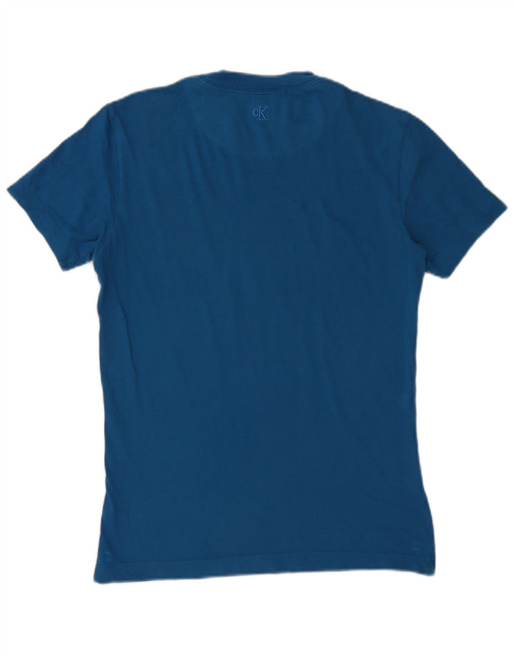 Calvin Klein Jeans Herren-T-Shirt mit Grafik, Größe S, Blau