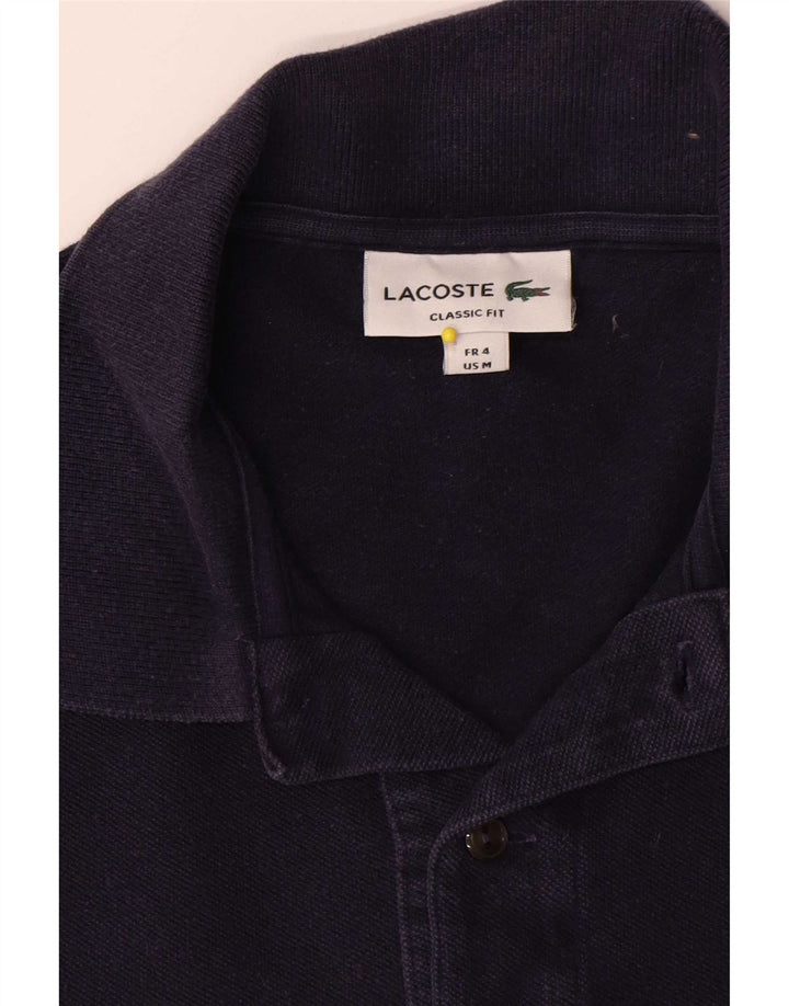 Lacoste Herren-Poloshirt mit klassischer Passform, Größe 4, mittelgroß, marineblau, Baumwolle
