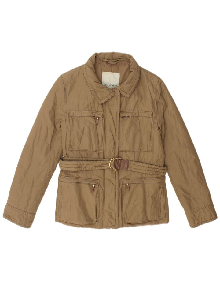 Henry Cottons Damen-Utility-Jacke mit Gürtel IT 42 Medium Khaki Polyamid