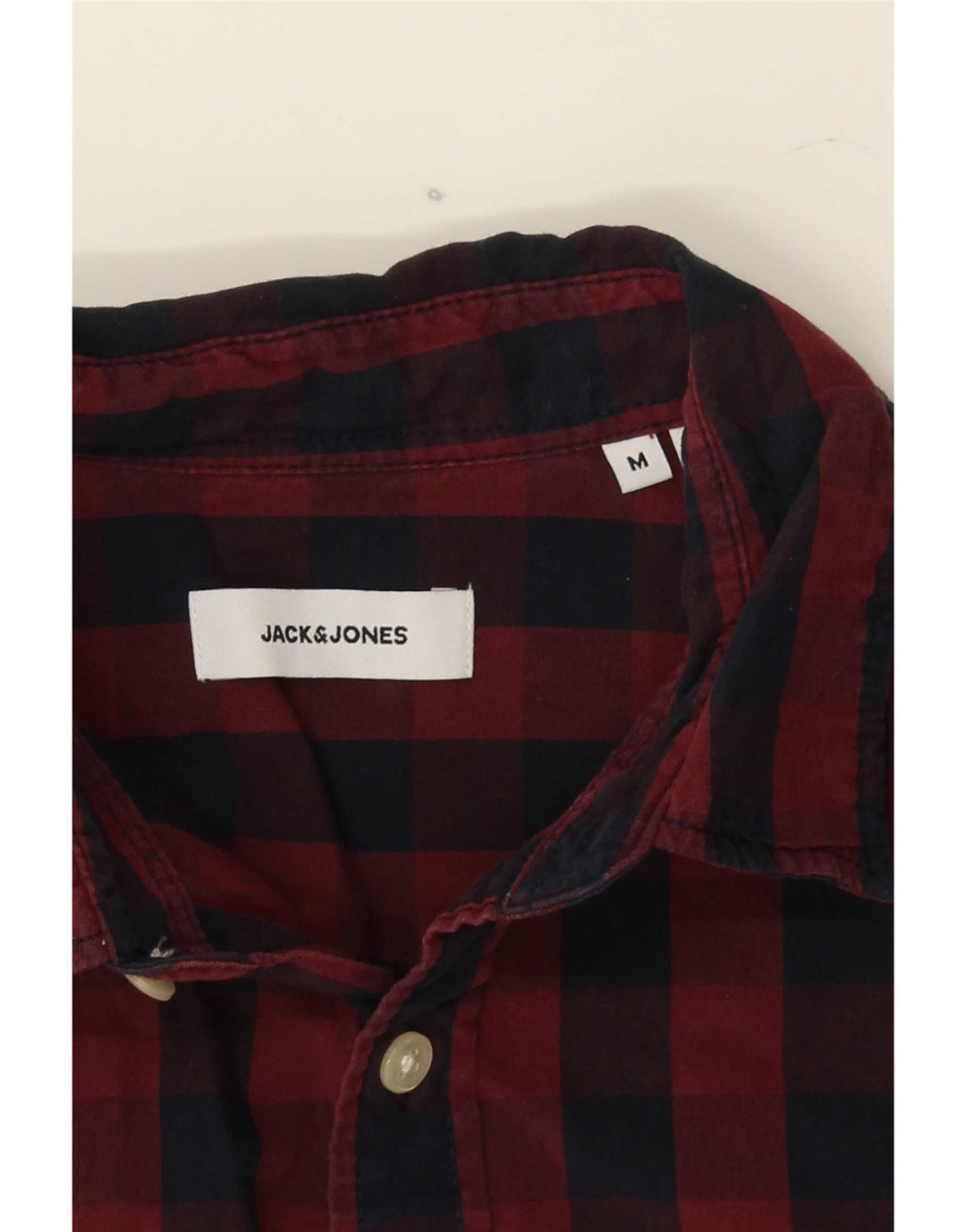 Jack & Jones Herrenhemd Medium Burgundy Gingham